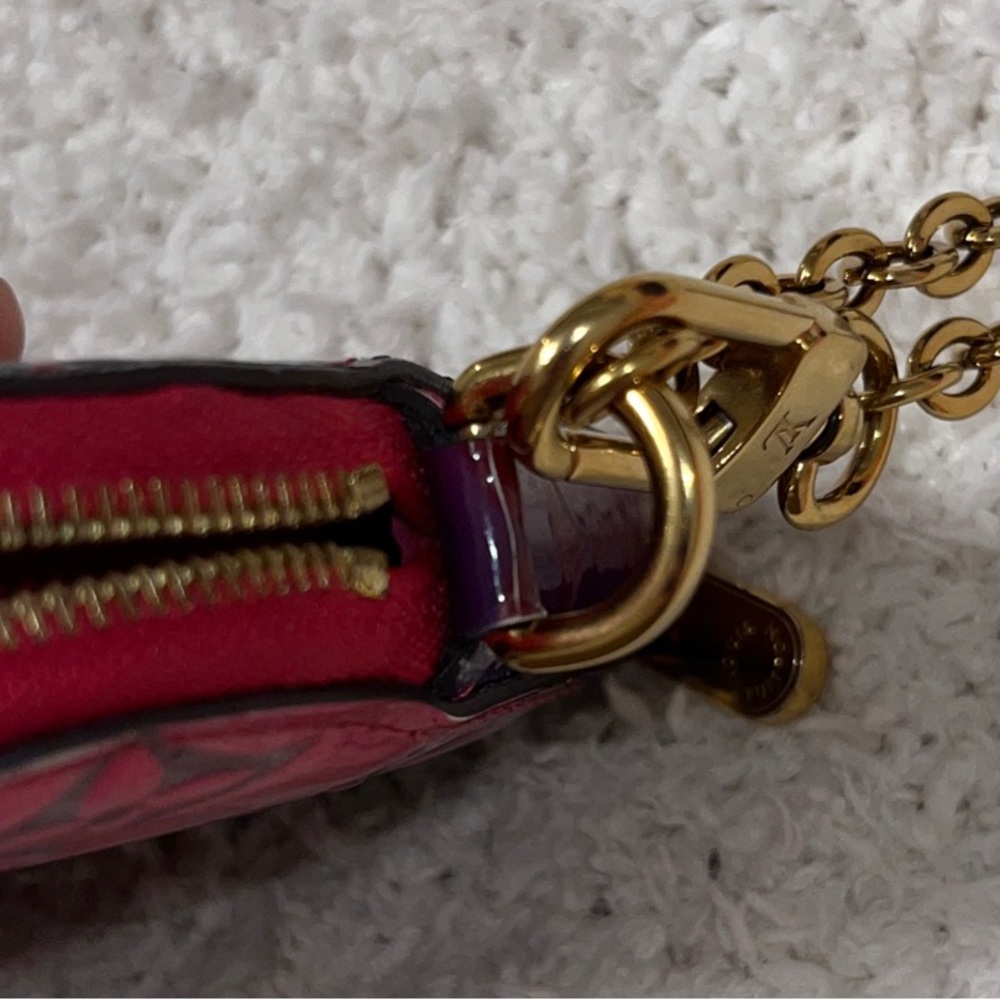 Louis Vuitton Vernis Patent Porte Monnaie Wallet Coeur Sunrise - Picture 7 of 14
